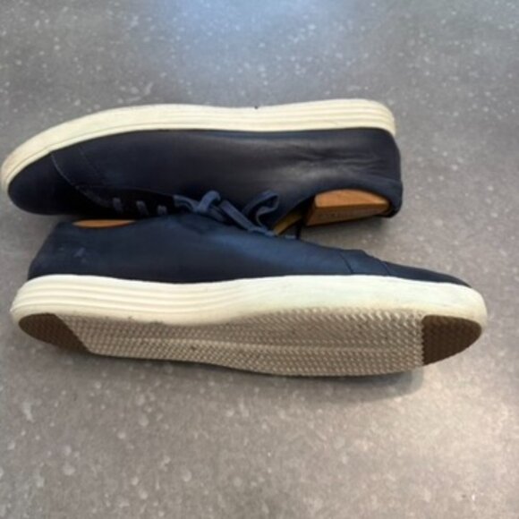 Cole Haan Grand.OS Navy Leather Sneakers – Men’s Size 11.5 - Picture 6 of 14